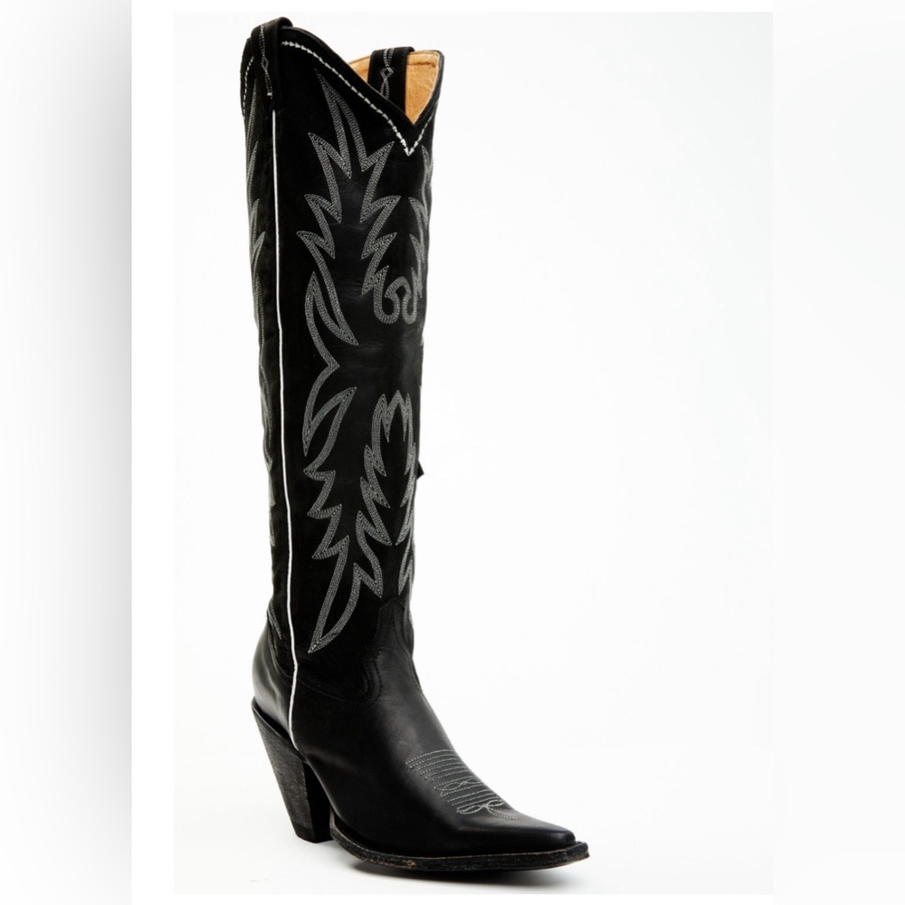 IDYLLWIND WOMEN'S GWENNIE NILO TALL LEATHER WESTERN BOOTS - SNIP TOE